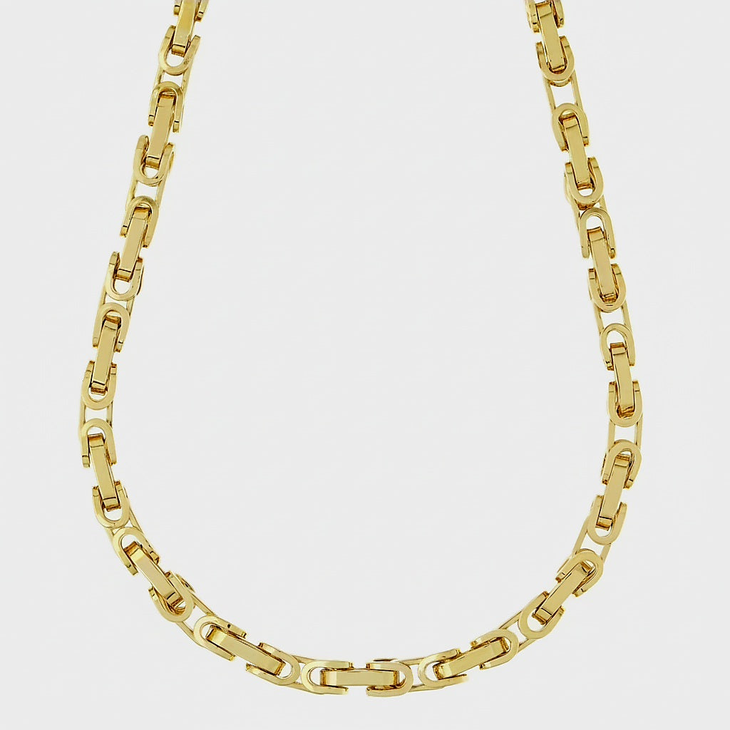 Collana uomo bizantina oro 18kt