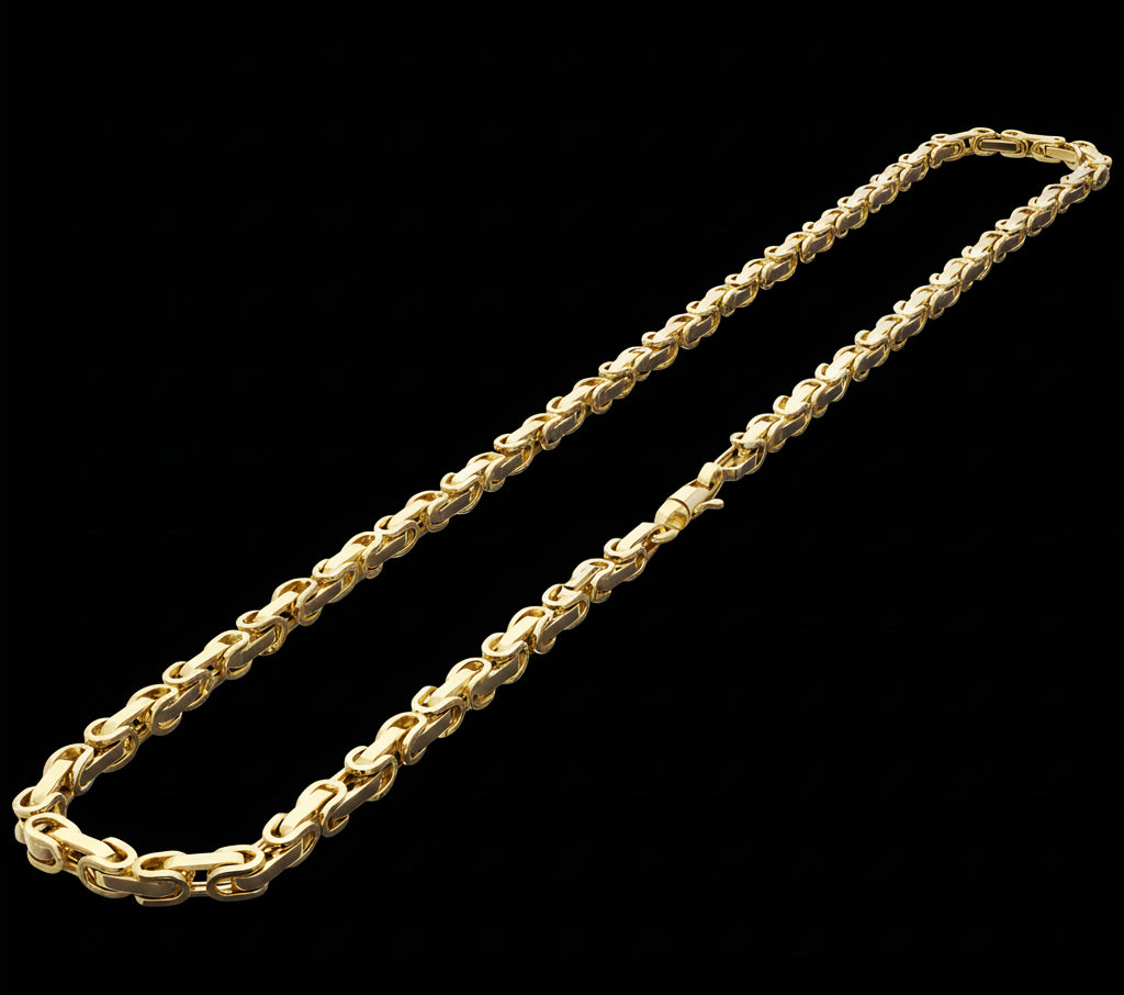 Collana uomo bizantina oro 18kt