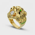 Anello Leone grande oro 18kt