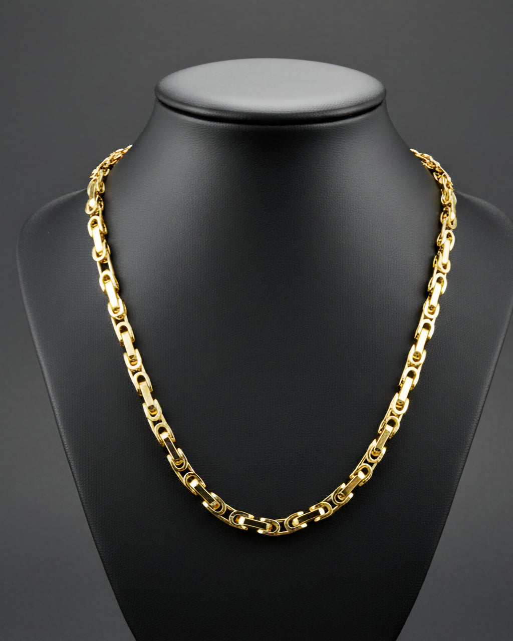 Collana uomo bizantina oro 18kt
