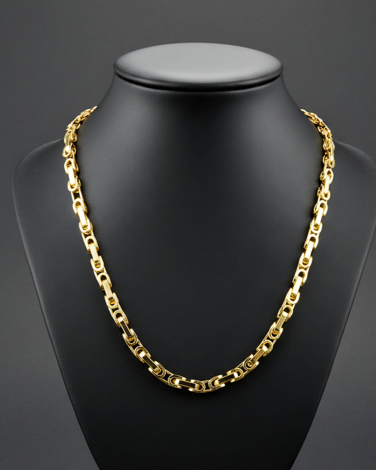 Collana uomo bizantina oro 18kt