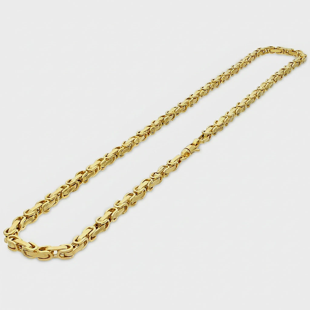 Collana uomo bizantina oro 18kt